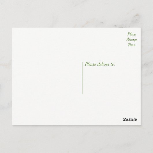 Gelukkige Verjaardag Gerbera Daisy Sinaasappel Gro Briefkaart (Achterkant)