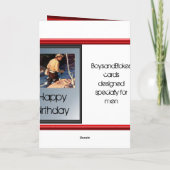 Gelukkige verjaardag - Gevist in de rivier Kaart (Achterkant)