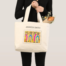Gelukkige verjaardag, Geweldige feestviering Dans Grote Tote Bag