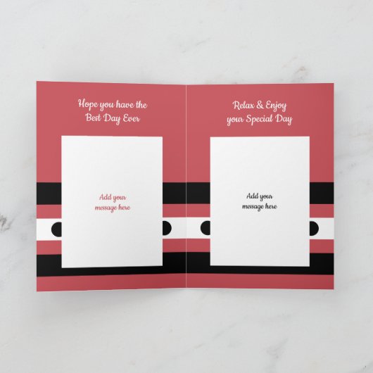 Gelukkige Verjaardag geweldige kleinzoon rood Kaart (Binnen)