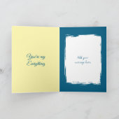 Gelukkige verjaardag geweldige vriend vogels blauw kaart (Binnen)