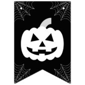 Gelukkige Verjaardag Ghost-Pumpkin Halloween Vlaggetjes (Eerste vlag)