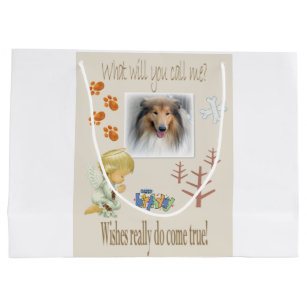Gelukkige Verjaardag Gift Bag Wensen voor een Hond Groot Cadeauzakje