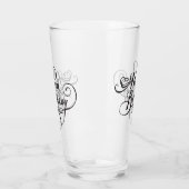Gelukkige verjaardag glas (Links)