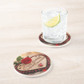 Gelukkige Verjaardag Godspower Emmanuel Kaart Zandsteen Onderzetter (Zijkant)