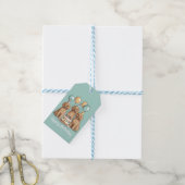 Gelukkige Verjaardag Goldendoodle Honden Cadeaulabel (Met Touw)