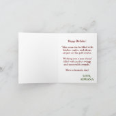 Gelukkige Verjaardag Golfbal Het raken van Water Kaart (Binnen)