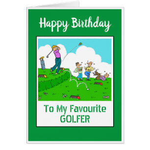 Gelukkige Verjaardag Golfer