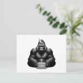 Gelukkige verjaardag Gorilla Briefkaart (Staand voorkant)