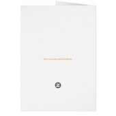 Gelukkige Verjaardag Gouden Bloem Ontwerp (Achterkant)