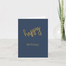Gelukkige Verjaardag Gouden Glitter Aangepaste Naa