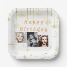 Gelukkige Verjaardag Gouden Glitter alle jaren