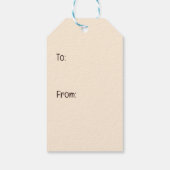 Gelukkige Verjaardag Gouden Retriever hond Cadeaulabel (Achterkant)