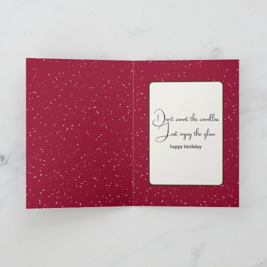 Gelukkige Verjaardag Gouden Retriever in Sneeuw Kaart (Binnen)