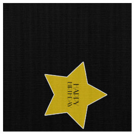 Gelukkige verjaardag Gouden Ster Hollywood Achterg Stof