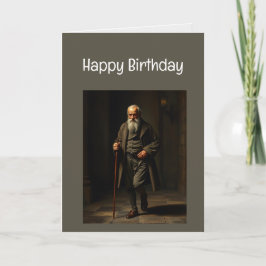 Gelukkige Verjaardag Grappig Jong Nu Oud Kaart