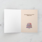 Gelukkige Verjaardag Grappige Eekhoorn Ballon Aang Kaart (Binnen)