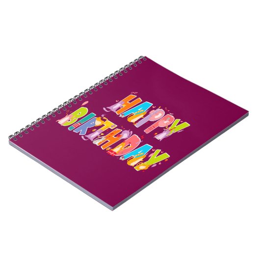 Gelukkige Verjaardag Grappige Kat Liefhebber Dag V Notitieboek (Linkerzijde)