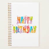 Gelukkige Verjaardag Grappige Kat Liefhebber Dag V Planner (Voorkant)