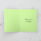 Gelukkige Verjaardag Groen-throated Carib Hummingb Kaart (Binnen)