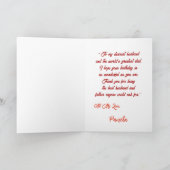 Gelukkige Verjaardag Groeten Kaart voor Hem B init (Binnen)