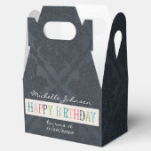 Gelukkige Verjaardag Groot Bedankdoosjes (Geopend)