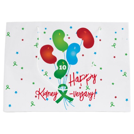 Gelukkige verjaardag groot cadeauzakje (Voorkant)