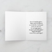 Gelukkige verjaardag Grote Kleindochter Lily Kaart (Binnen)