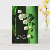 Gelukkige verjaardag Grote Kleindochter Lily Kaart (Gele Bloem)