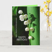 Gelukkige Verjaardag Grote Kleindochter Lily van d Kaart (Gele Bloem)