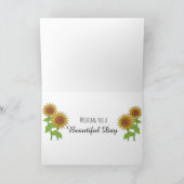 Gelukkige Verjaardag Grote Oma Zonnebloem Kaart (Binnen)