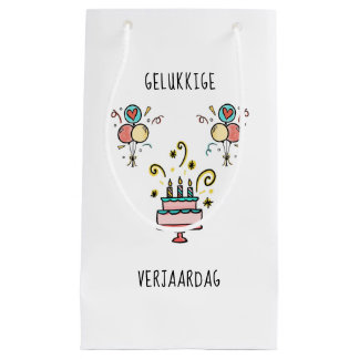 Gelukkige Verjaardag | Happy Birthday Klein Cadeauzakje
