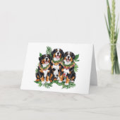 Gelukkige Verjaardag Hawaiian Berner Mountain Dogs Kaart (Voorkant)