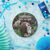 Gelukkige Verjaardag Heilige Koe! Papieren Bordje (Feest)