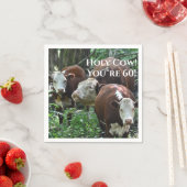 Gelukkige Verjaardag Heilige Koe! Servet (Insitu)