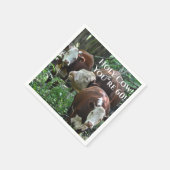 Gelukkige Verjaardag Heilige Koe! Servet (Hoek)