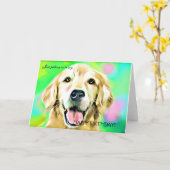 Gelukkige verjaardag! Het Digitale art. van het Kaart (Gele Bloem)