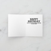 Gelukkige Verjaardag/ Het ene Schattige Critter na Kaart (Binnen)