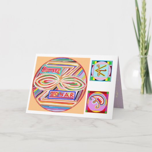 Gelukkige Verjaardag - het Helen van Karuna Reiki Kaart (Voorkant)