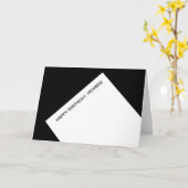 Gelukkige verjaardag, hombre kaart (Gele Bloem)