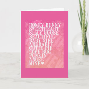 GELUKKIGE VERJAARDAG HONEY BUNNY / LIEFDE VAN MIJ KAART