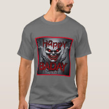 Gelukkige verjaardag horror T-shirt
