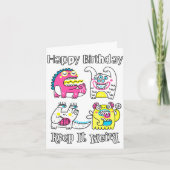 Gelukkige verjaardag | Hou het gewoon raar Kaart (Voorkant)