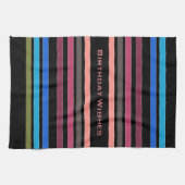 Gelukkige Verjaardag Huilhanddoek Theedoek (Horizontaal)