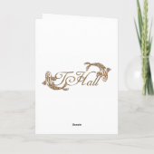 Gelukkige verjaardag Iers, Elf Kaart (Achterkant)