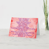 Gelukkige Verjaardag in 16 talen Kaart (Voorkant)