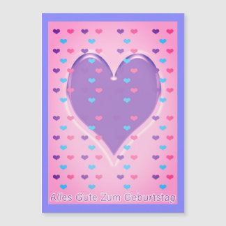 Gelukkige Verjaardag in de Duitse Magnetische Kaar