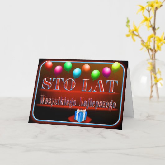 Gelukkige verjaardag in de Kaart (Gele Bloem)