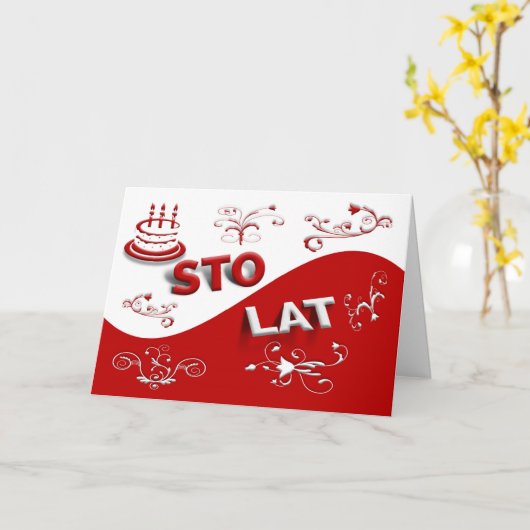 Gelukkige verjaardag in de Kaart (Gele Bloem)