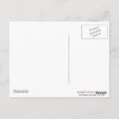 Gelukkige Verjaardag in Duitse Lila Bloesems Briefkaart (Achterkant)